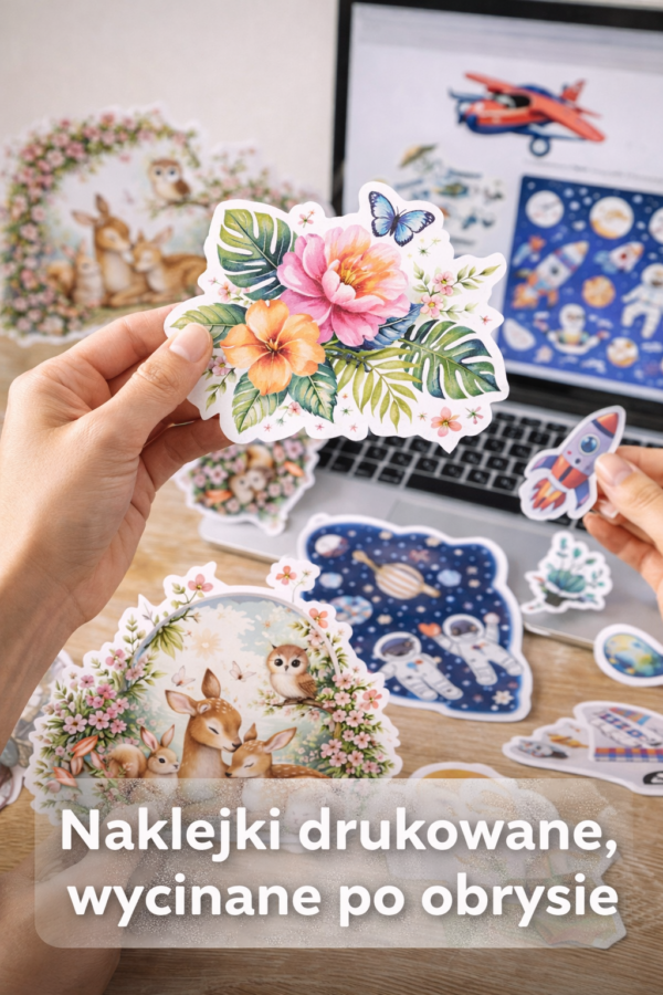 Naklejki drukowane - wycinane po obrysie - Standard