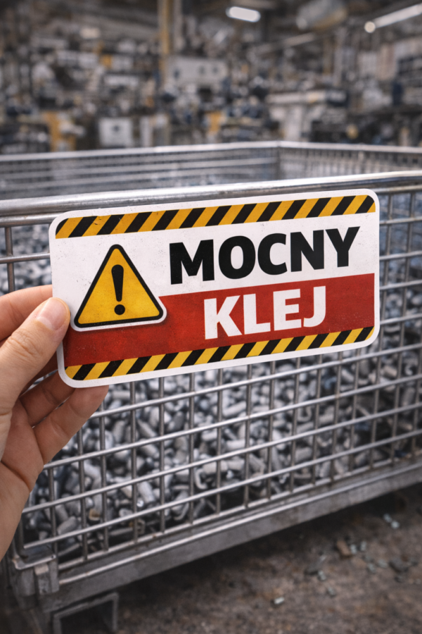 Naklejki drukowane – wycinane po obrysie - Mocny Klej