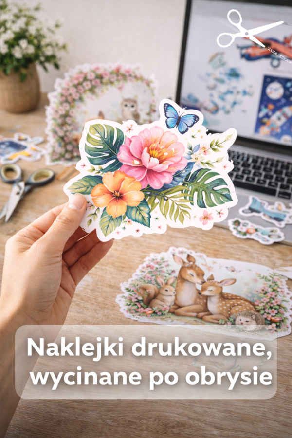 Naklejki drukowane - wycinane po obrysie - Standard