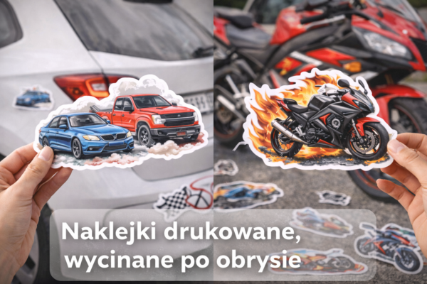 Naklejki drukowane - wycinane po obrysie - Standard