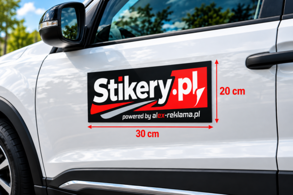 Magnesy reklamowe na samochód