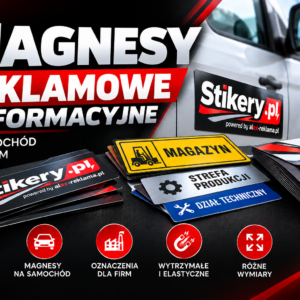 Magnesy reklamowe i informacyjne własnym nadrukiem – Stikery.pl