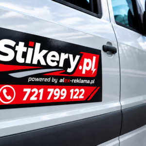 Magnes reklamowy na samochód z własnym nadrukiem – Stikery.pl
