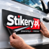 Magnes reklamowy na samochód z własnym nadrukiem – Stikery.pl