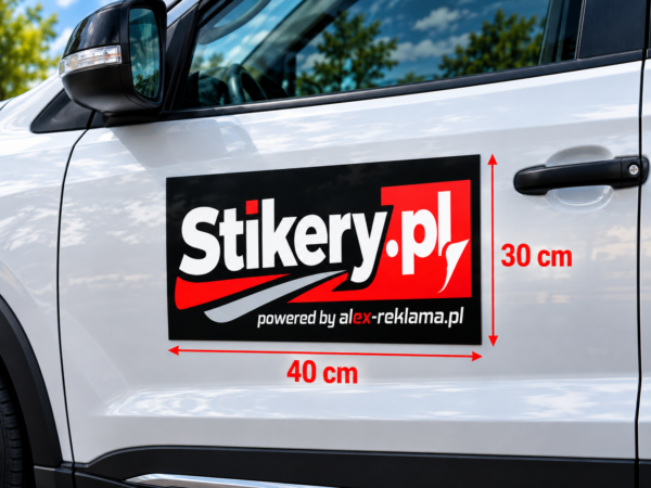 Magnesy reklamowe na samochód